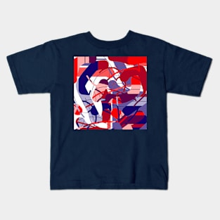 Red, blue and purple Kids T-Shirt